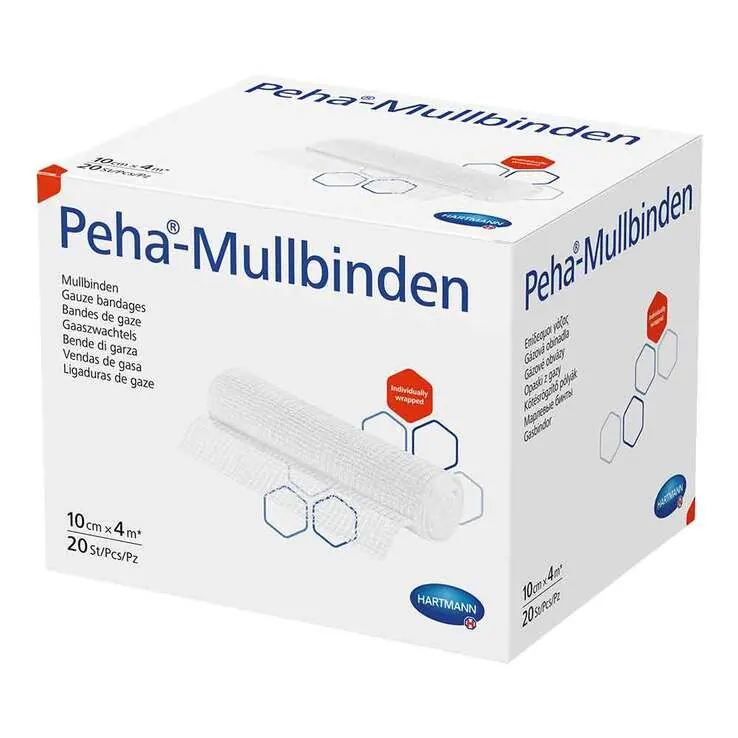 Peha-Mullbinde 10 cm x 4 m, 20 St