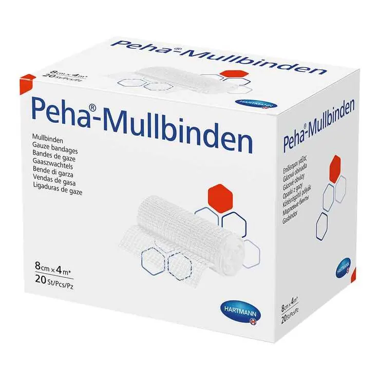 Peha-Mullbinde 8 cm x 4 m, 20 St