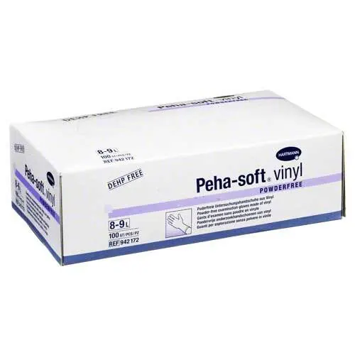 Peha-Soft Vinyl Untersuchungshandschuhe unste.puderfrei L, 100 St