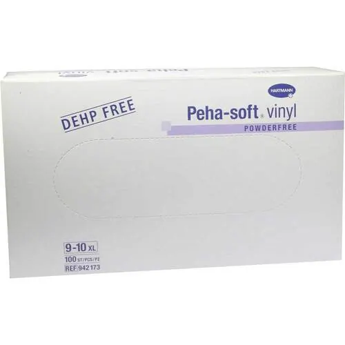 Peha-Soft Vinyl Untersuchungshandschuhe unste.puderfrei XL, 100 St