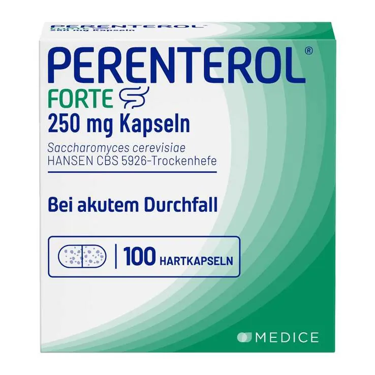 Perenterol forte 250 mg bei akutem Durchfall & zur Vorbeugung, 100 St