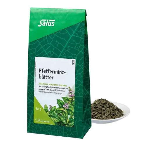 Pfefferminzblätter Arzneitee Bio Salus, 50 g