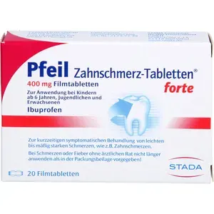 PFEILZahnschmerz-TablettenforteFilmtabletten20St