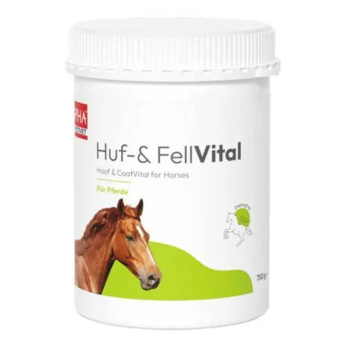 Pha Huf & Fellvital Pulver für Pferde, 750 g