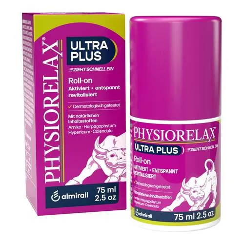 Physiorelax Ultra Plus Roll-on Lotion, 75 ml