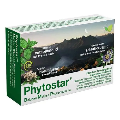 Phytostar Baldrian Melisse Passionsb.150 / 125/110mg, 30 St