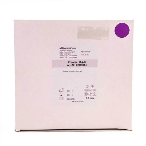 PINZETTE Einmal steril Metall, 25 St