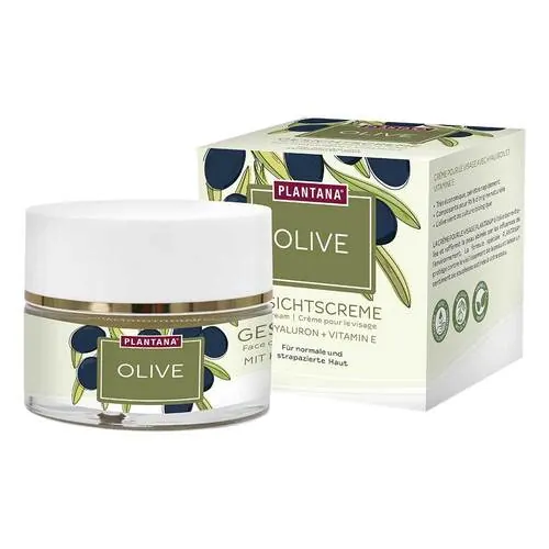 Plantana Olive Gesichtscreme Hyaluron & Vitamin-E, 50 ml
