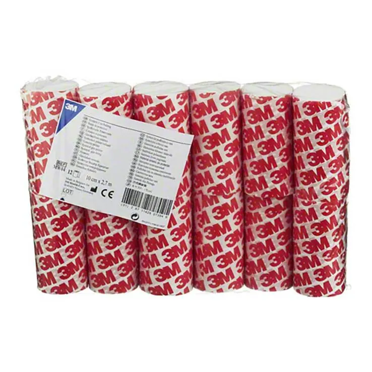 Polsterwatte Binde 3M 10cmx2,7m Rolle MW04, 12 St