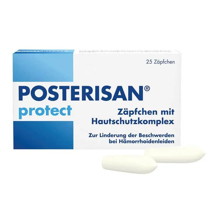 Posterisan protect Suppositorien, 25 St