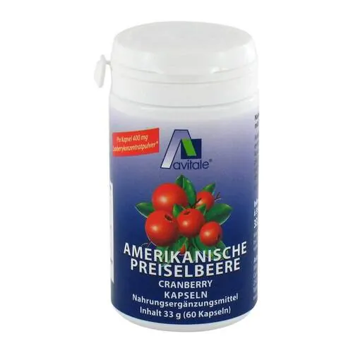 Preiselbeere amerikanisch 400 mg Kapseln, 60 St