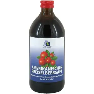 PREISELBEERSaftamerikanisch500ml