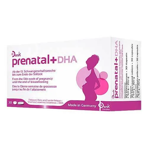 Prenatal + Dha Denk 30 Filmtabletten +30 Kapseln, 2X30 St
