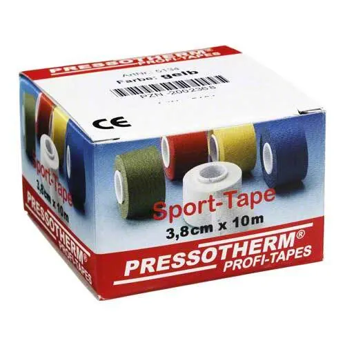 Pressotherm Sport-Tape 3,8 cmx10 m gelb, 1 St