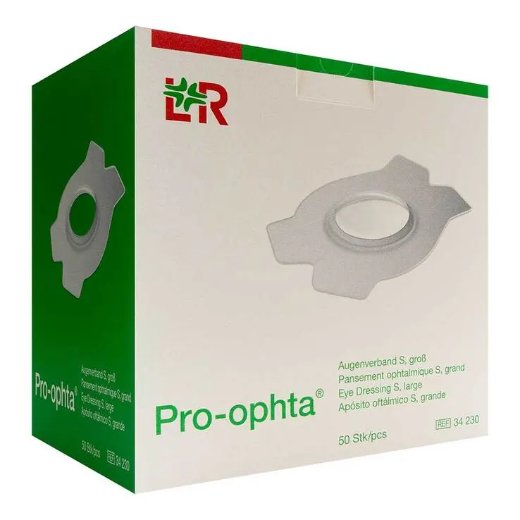 Pro Ophta Augenverband S groß, 50 St
