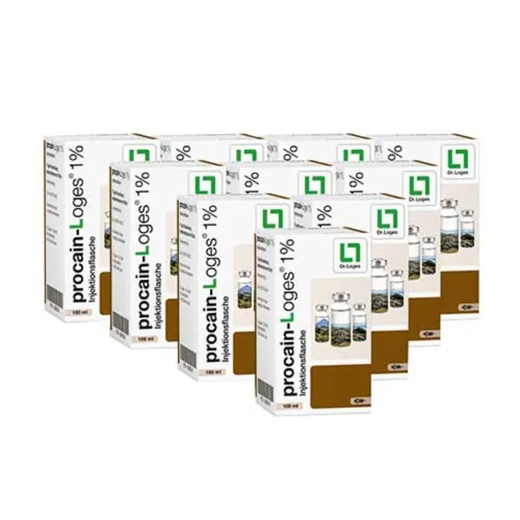 Procain-Loges 1% Injektionsflasche, 10X100 ml