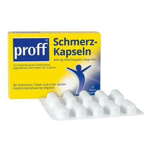 Proff Schmerzkapseln 400 mg, 20 St
