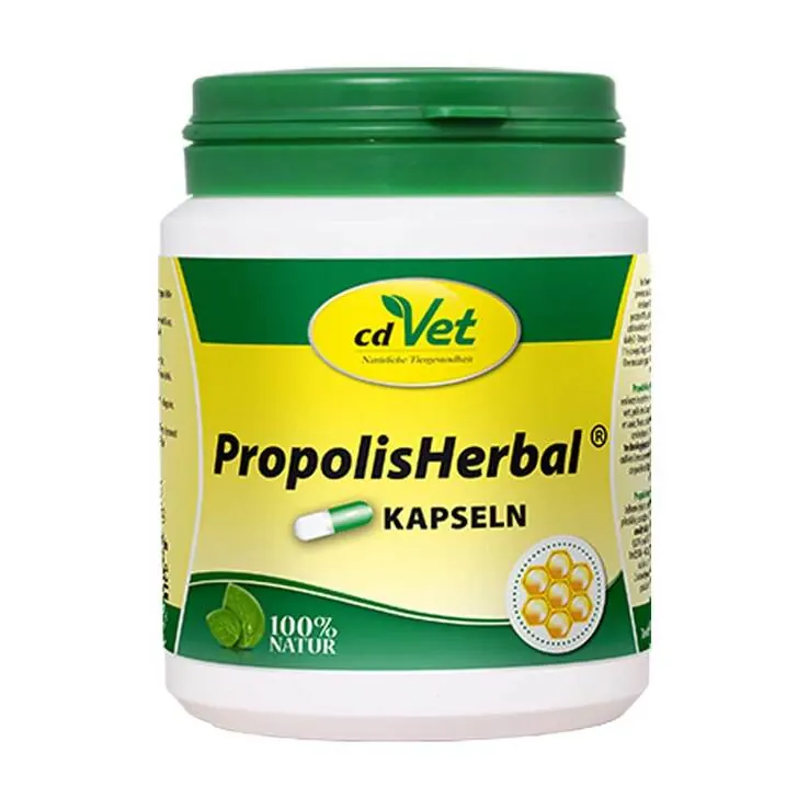 Propolis Herbal Kapseln vet. (für Tiere), 100 St