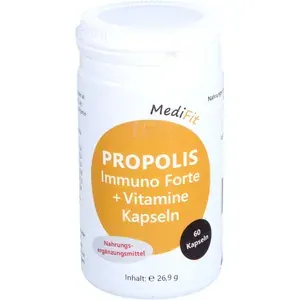 PROPOLISIMMUNOForte+VitamineKapselnMediFit60Stück