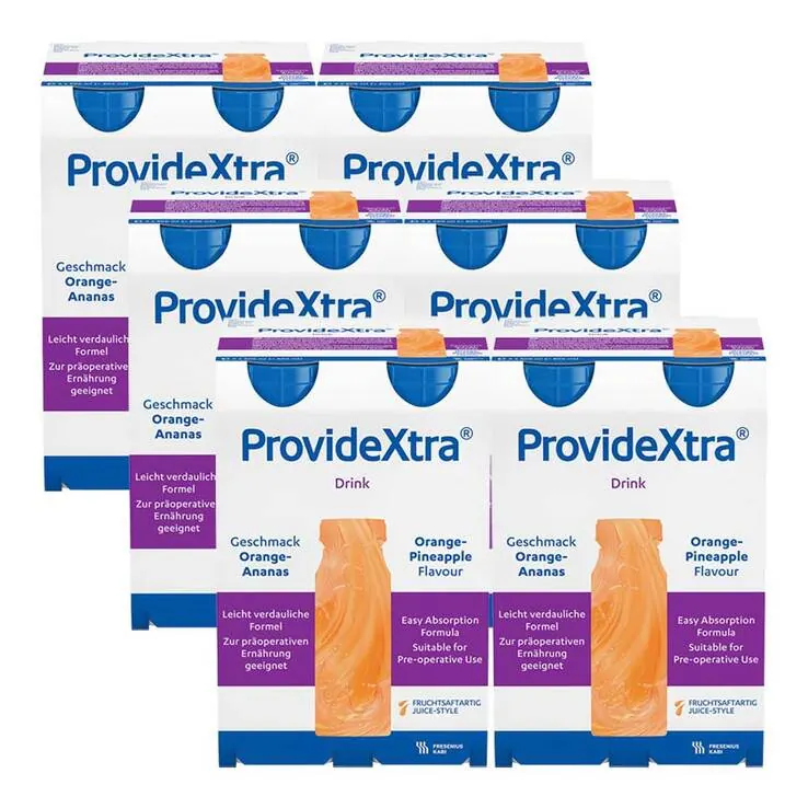 Provide Xtra Drink Orange Ananas Trinkflasche, 6X4X200 ml
