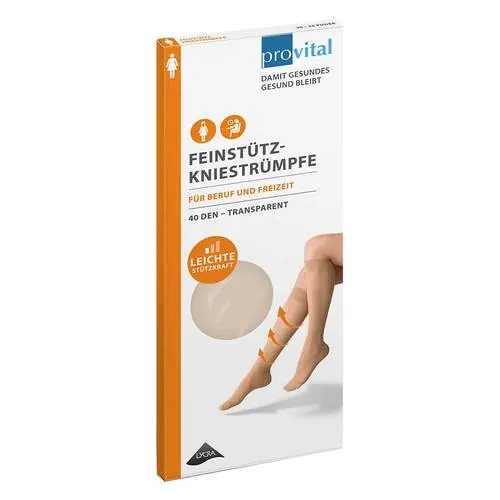 Provital 40den Stützkniestrümpfe Größe 35-38 perle, 2 St
