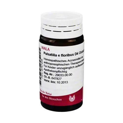 Pulsatilla E floribus D 4 Globuli, 20 g