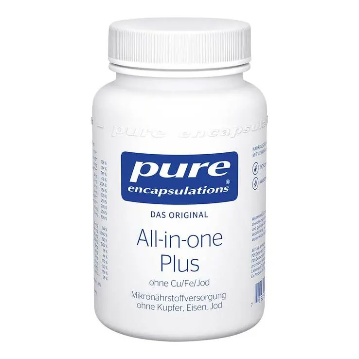 Pure Encapsulations all-in-one Plus ohne Cu / Fe/Jod, 90 St