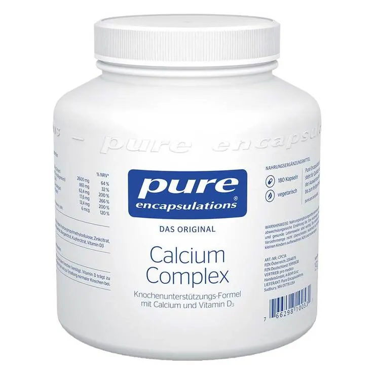 Pure Encapsulations Calcium Complex Kapseln, 180 St