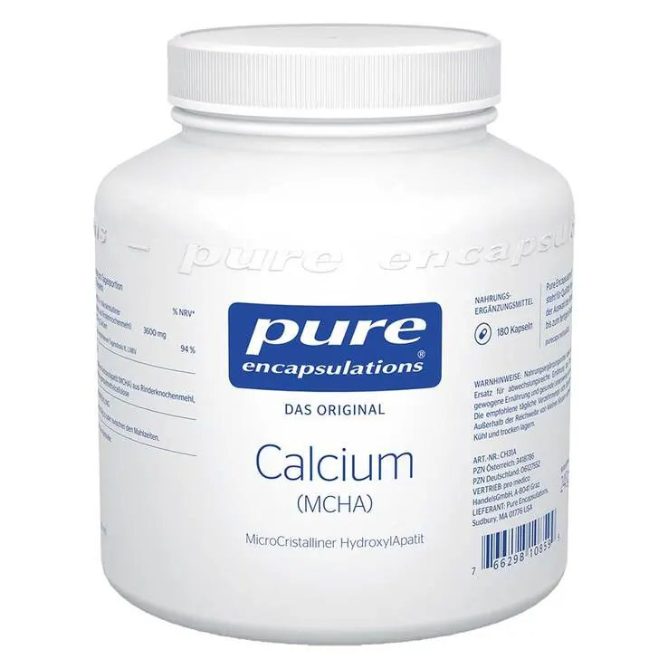 Pure Encapsulations Calcium MCHA Kapseln, 180 St