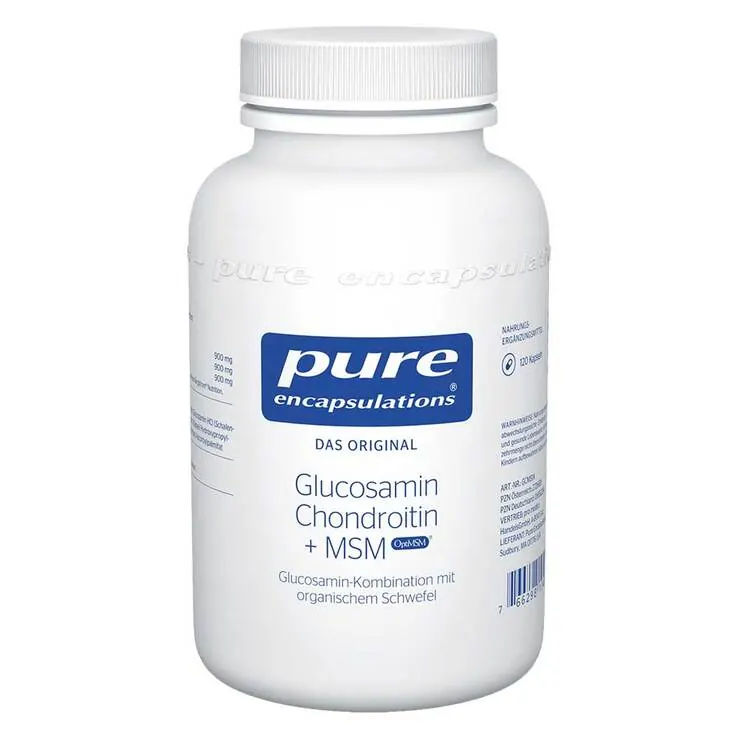 Pure Encapsulations Glucosamin+Chondroitin+MSM Kapseln, 120 St
