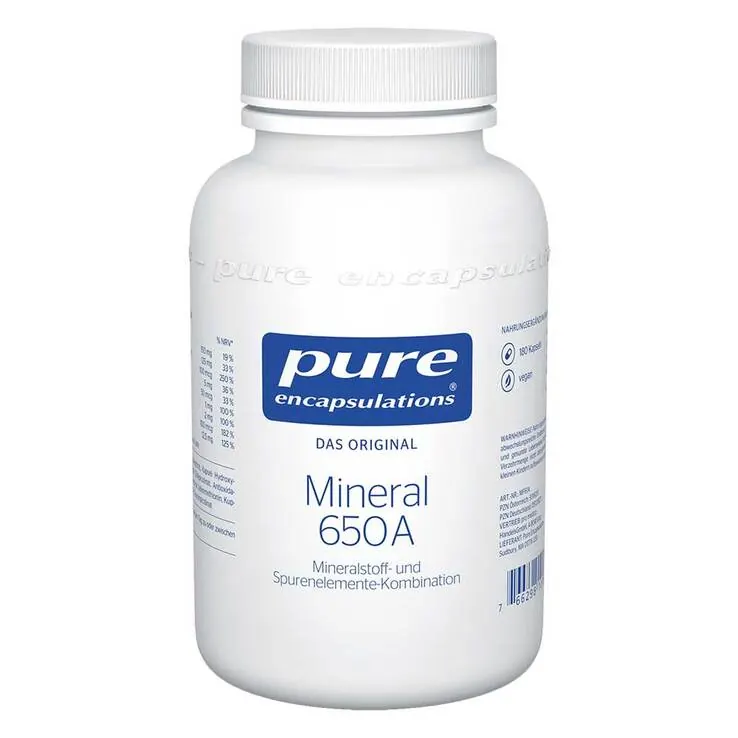 Pure Encapsulations Mineral 650A Kapseln, 180 St