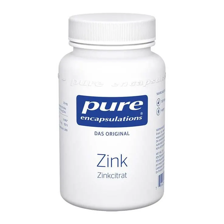 Pure Encapsulations Zink Zinkcitrat Kapseln, 180 St