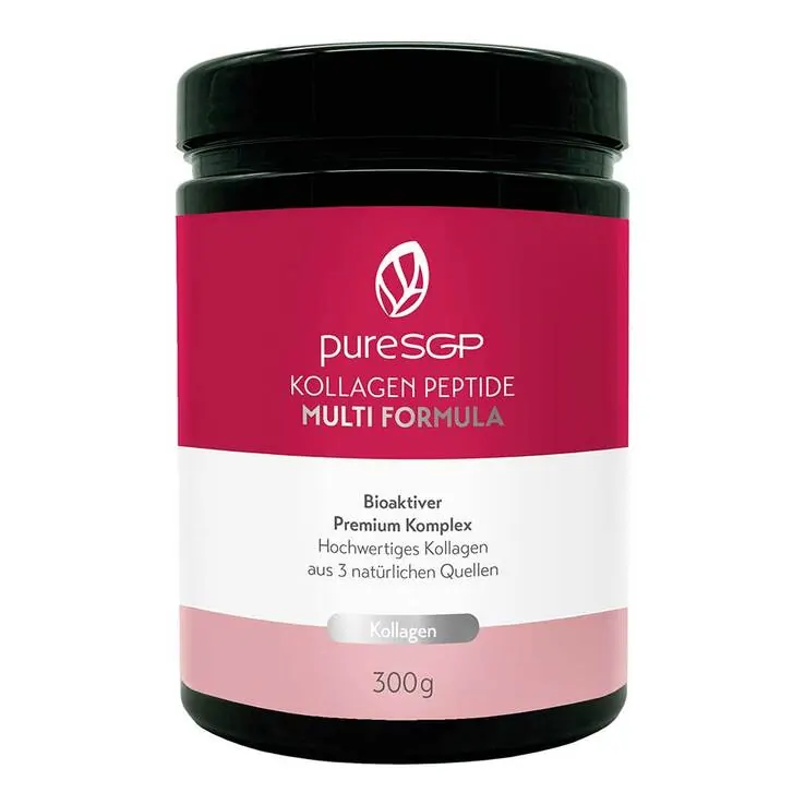 Puresgp Kollagen Peptide Multi Formula Pulver, 300 g