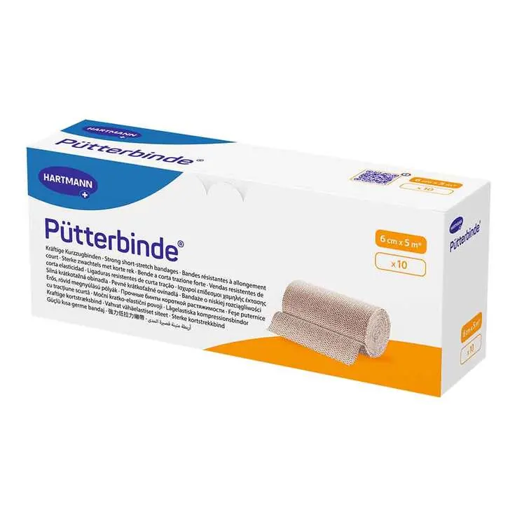 Pütter Binde 6 cm x 5 m, 10 St