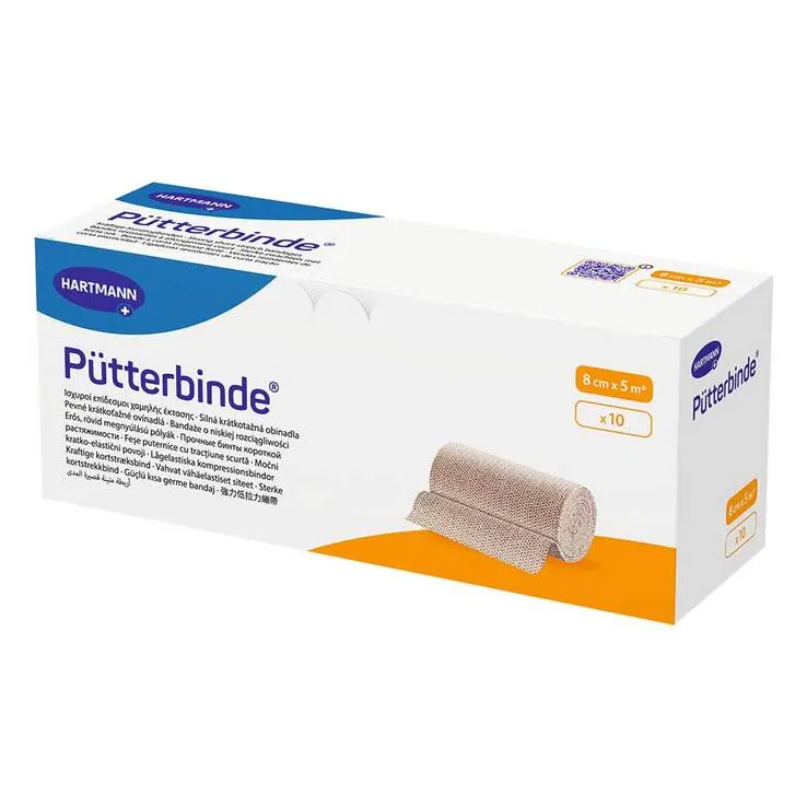 Pütter Binde 8 cm x 5 m, 10 St