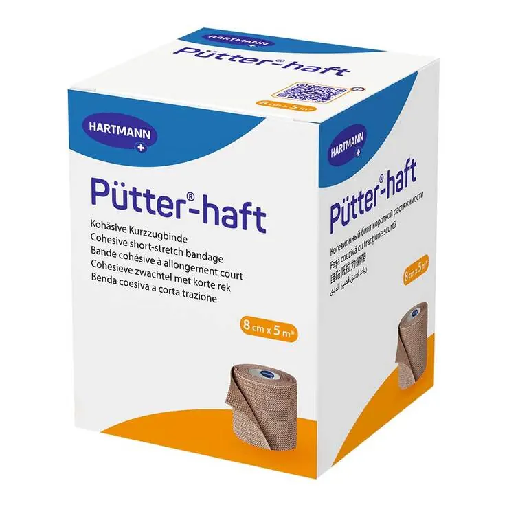 Pütter-haft Binde 8 cm x 5 m, 1 St