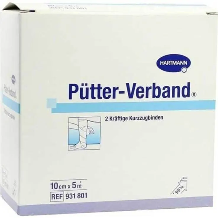 Pütter Verband 10cmx5m, 2 St