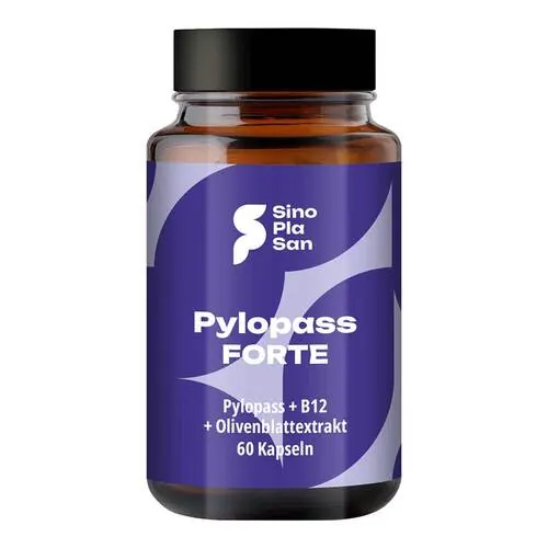 Pylopass Forte 200 mg + Vit.B12+Olivenblattextr.Kapseln , 60 St