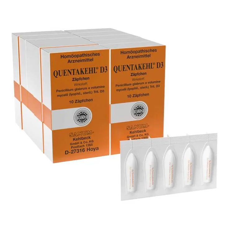 Quentakehl D 3 Suppositorien, 10X10 St