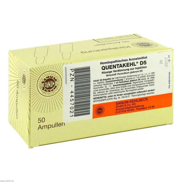 Quentakehl D 5 Ampullen, 50X1 ml