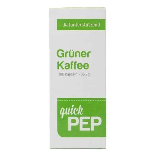 Quickpep grüner Kaffee Kapseln, 100 St