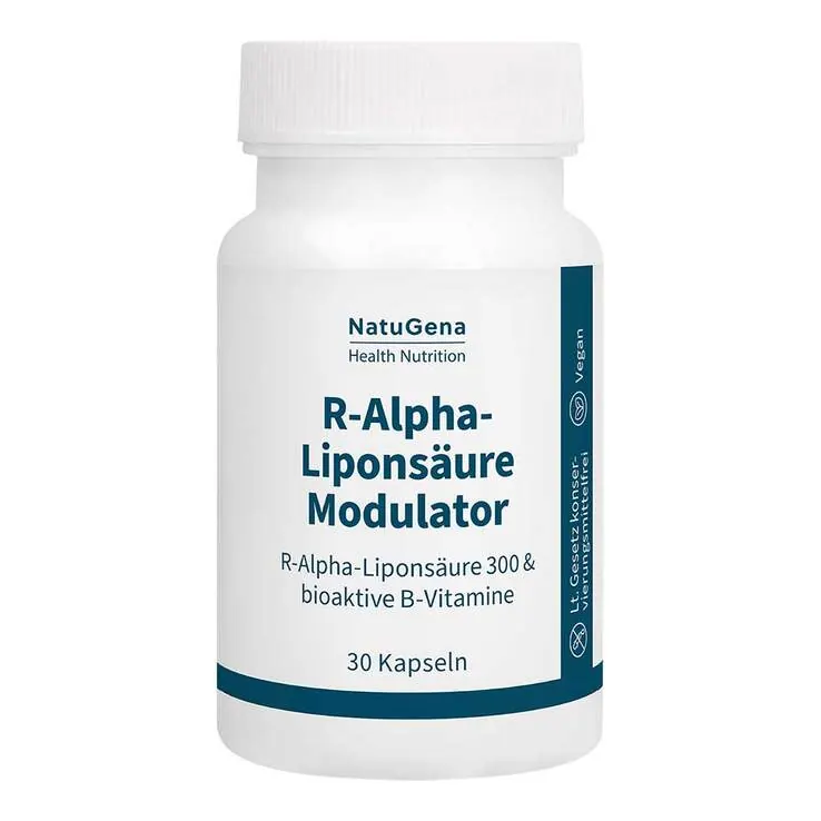 R-Alpha-Liponsäure 300 + B12+Folsäure+Biotin Kapseln, 30 St