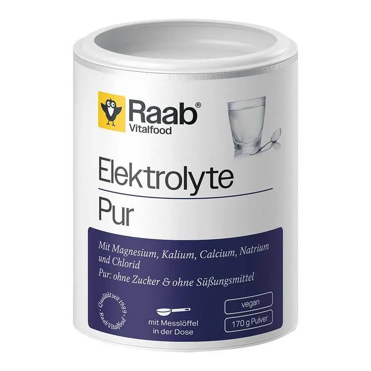 Raab Vitalfood Elektrolyte pur Pulver, 170 g
