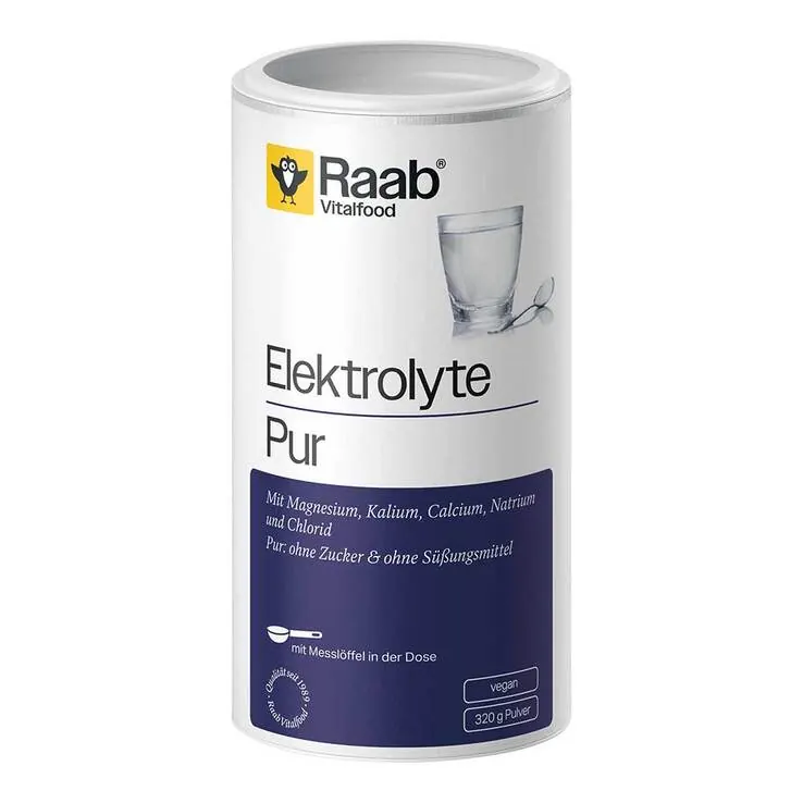 Raab Vitalfood Elektrolyte pur Pulver, 320 g