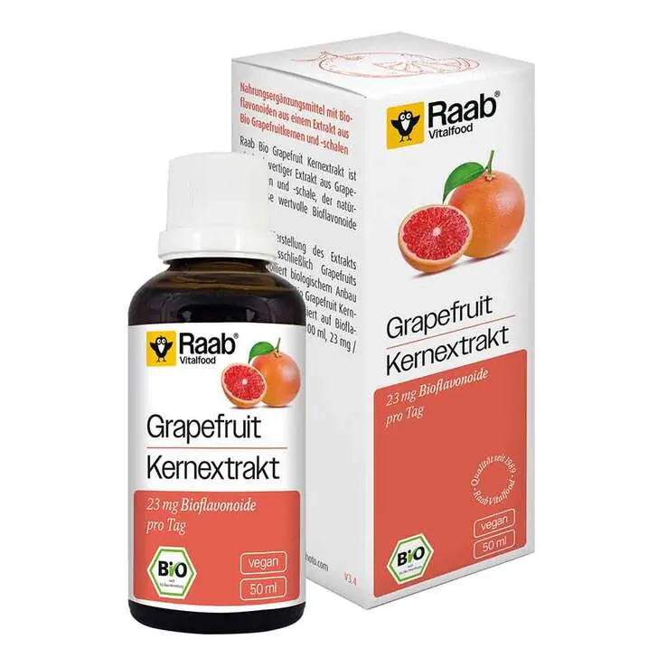 Raab Vitalfood Grapefruit Kernextrakt Bio flüss., 50 ml