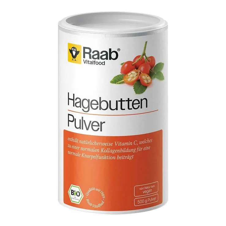 Raab Vitalfood Hagebutte Bio Pulver, 500 g