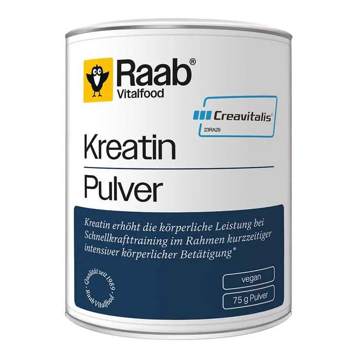 Raab Vitalfood Kreatin Monohydrat Pulver, 75 g
