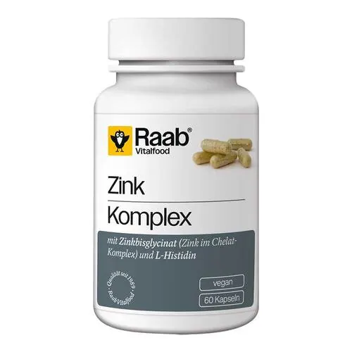 Raab Vitalfood Zink Komplex Kapseln, 60 St