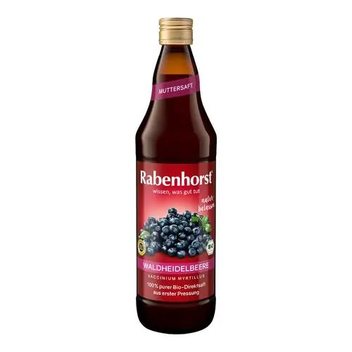 Rabenhorst Heidelbeer Bio Muttersaft, 700 ml