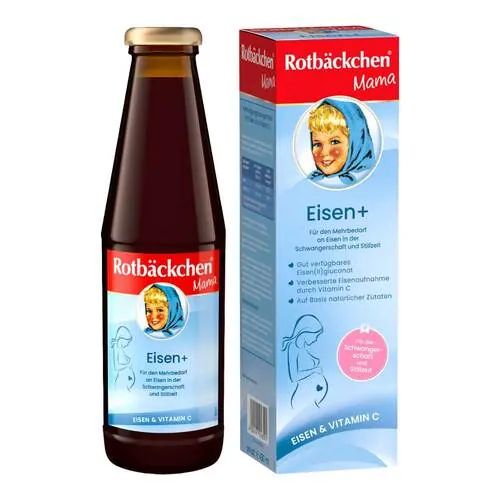 Rabenhorst Rotbäckchen Mama Eisen + Saft, 450 ml